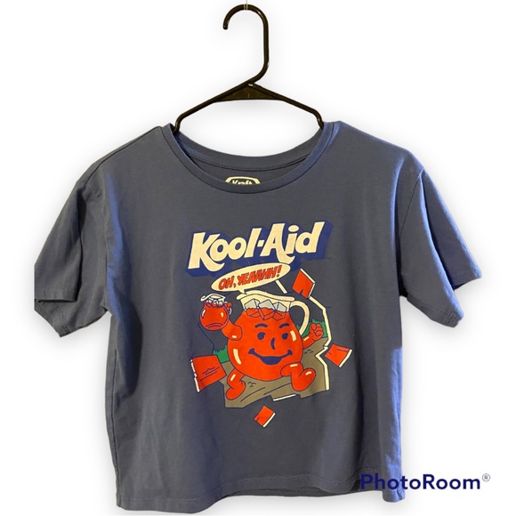 Kraft Tops - 😎Kool-Aid Cropped t-shirt NWOT fits like a ladies large